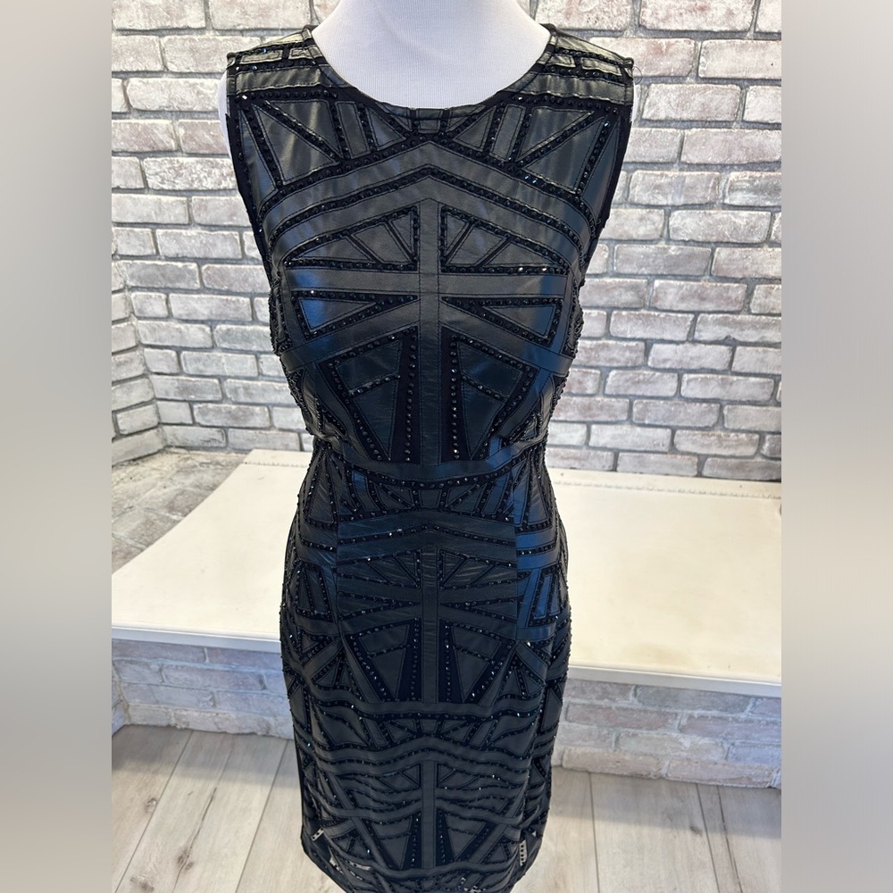 Jovani Evening Dress with black beading.